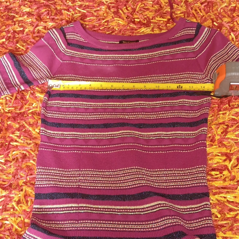 Juicy Couture Black Label Striped Pink and Black Mini Dress - Picture 6 of 7